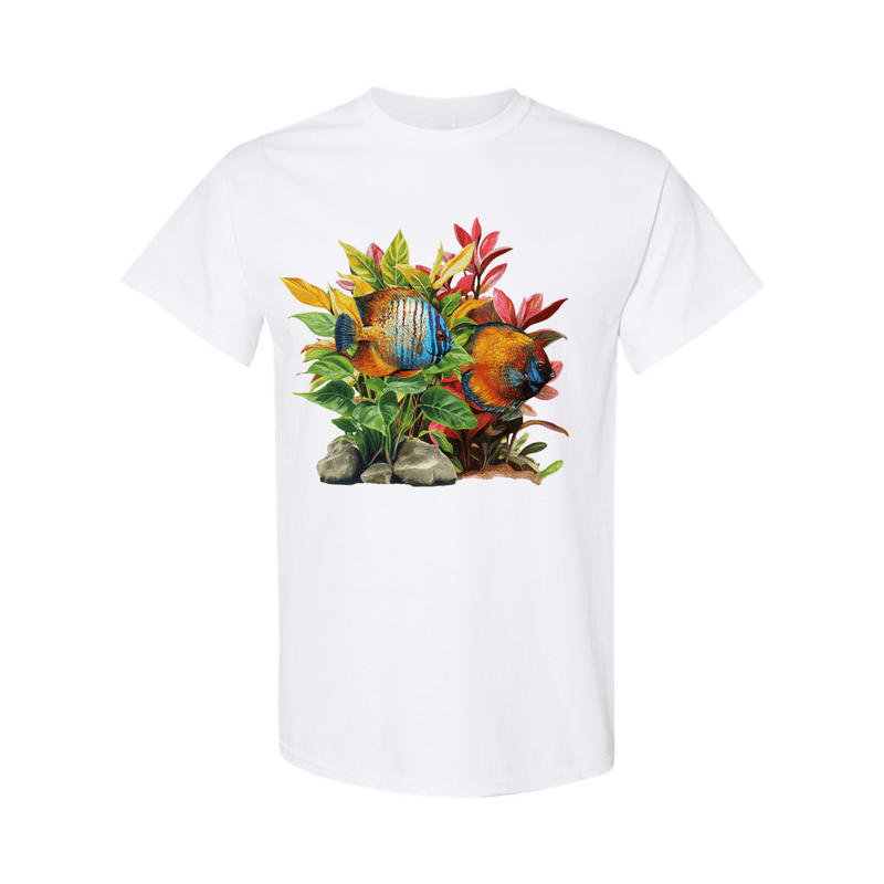 Print Melon Inc. T-Shirts 2XL / White Planted Discus T-Shirt