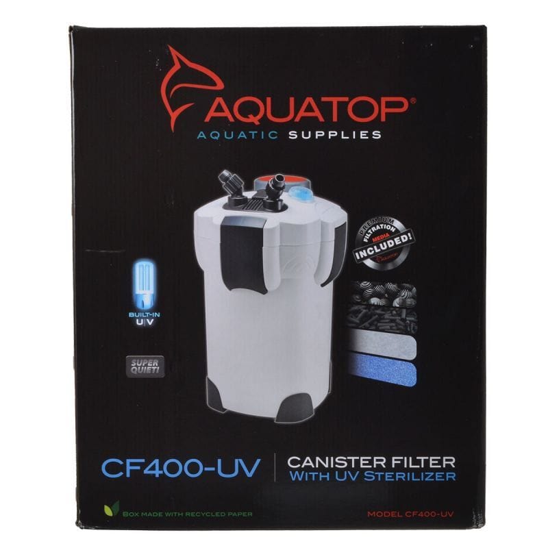 Coachella Valley Aquatics Aquatop UV Canister Filter CF Series CF400-UV