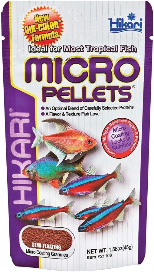 Coachella Valley Aquatics Hikari Micro Pellets for Tetras, Barbs & Small Fish 1.58oz